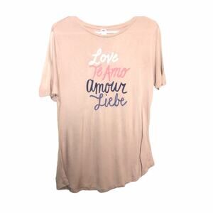 Old Navy Short Sleeve Crew Neck Graphic Tee Sz L